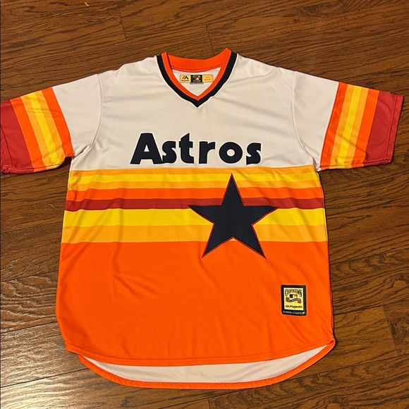 Majestic Other - Houston Astros Tequila Sunrise replica from 80’s. Majestic Cooperstown collectio